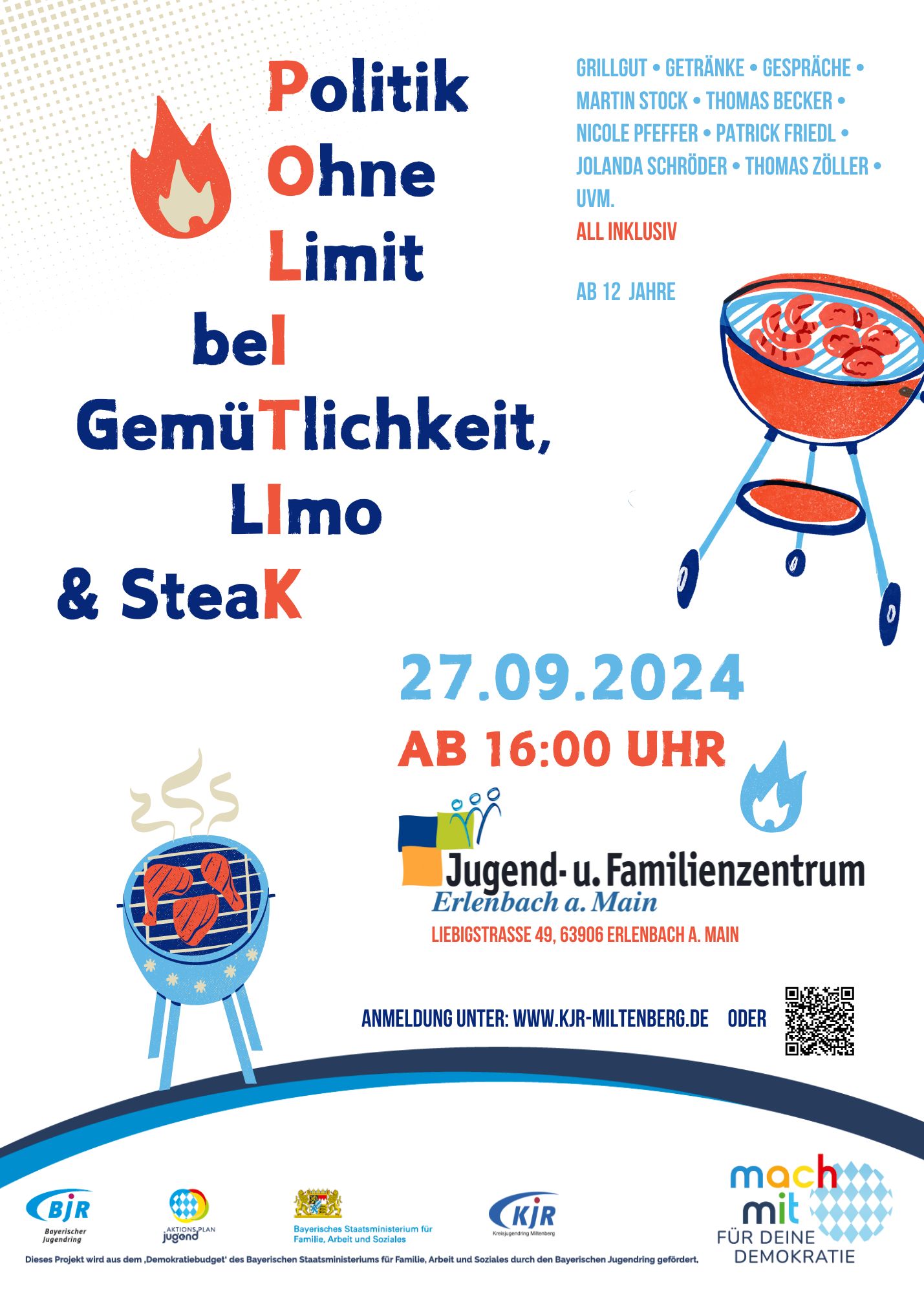 Politik ohne Limit mit Gemütlichkeit, Limo&Steak